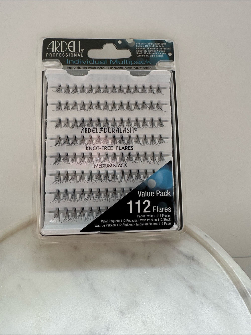 Ardell Multipack Individual Lashes. Knot Free. Medium Black - 112 Flares